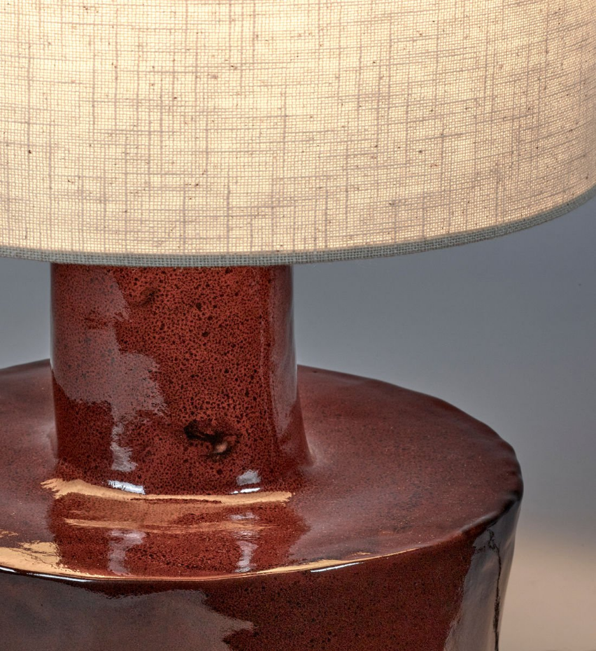 Lampe À Poser Catherine - M - Rouge