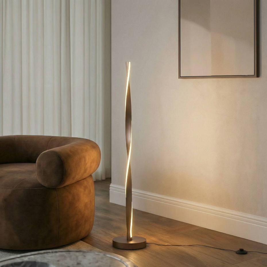 Lampadaire en métal moderneLED, Jaren