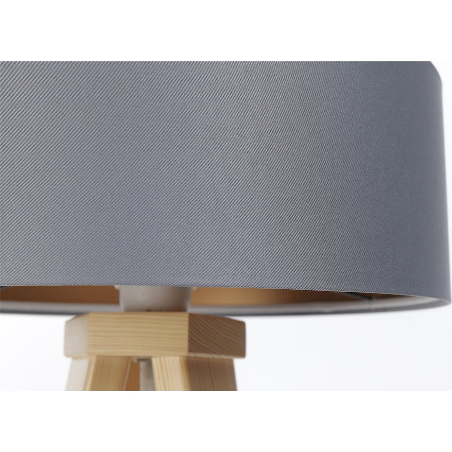 Lampe à poser ronde en PVC Duo ellegant