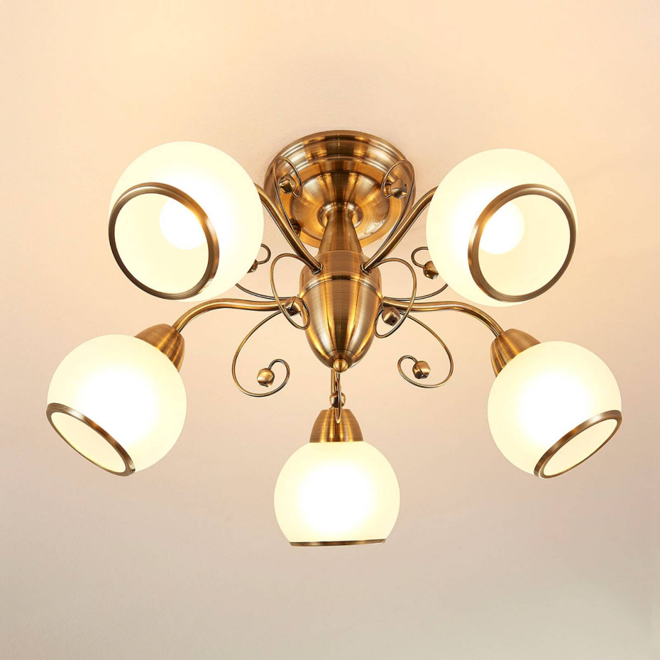 Plafonnier en verre antique, Corentin