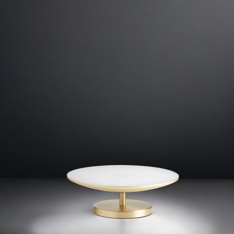 Lampe A Poser Led Puissante Dimmable Boom Laiton Mat