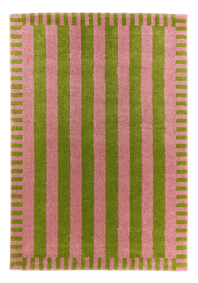 Tapis de salon vintage à rayures GROOVY