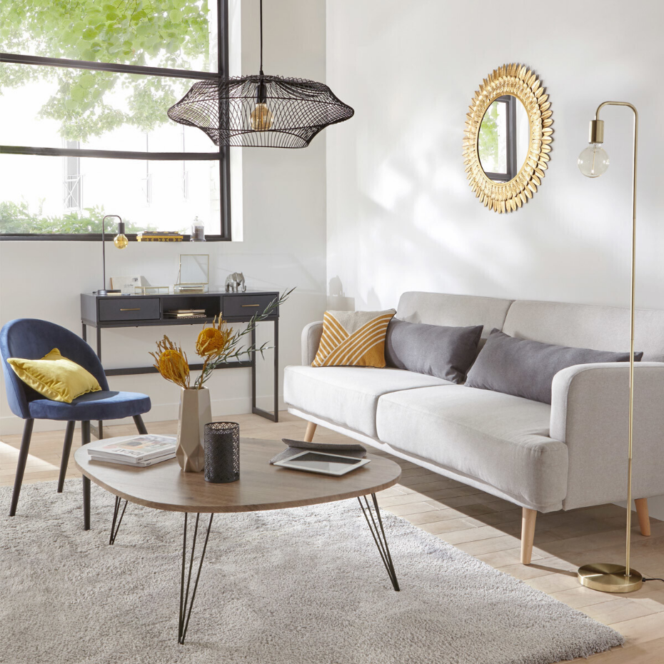 Lampadaire métal Keli H150
