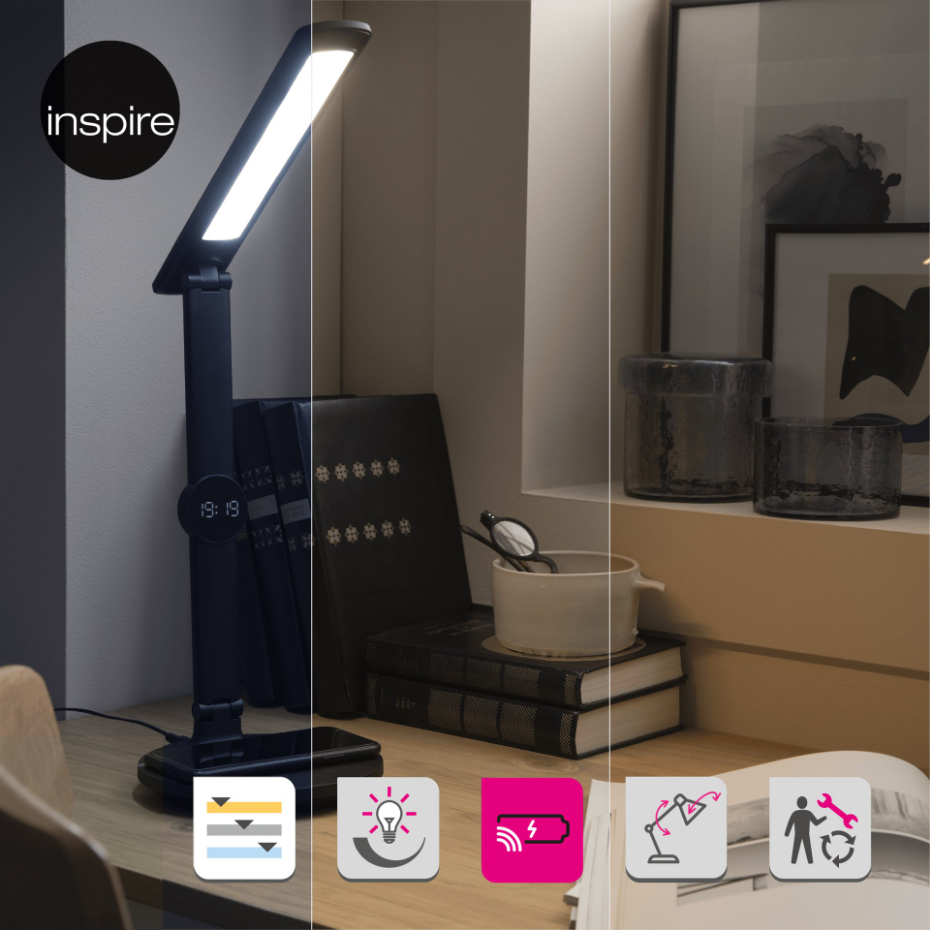 Lampe de bureau en plastique, ALEX PLUS