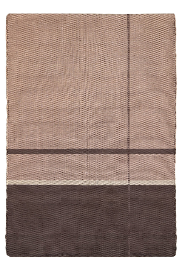 Tapis en fibres recyclées tissé à la main LEONOR