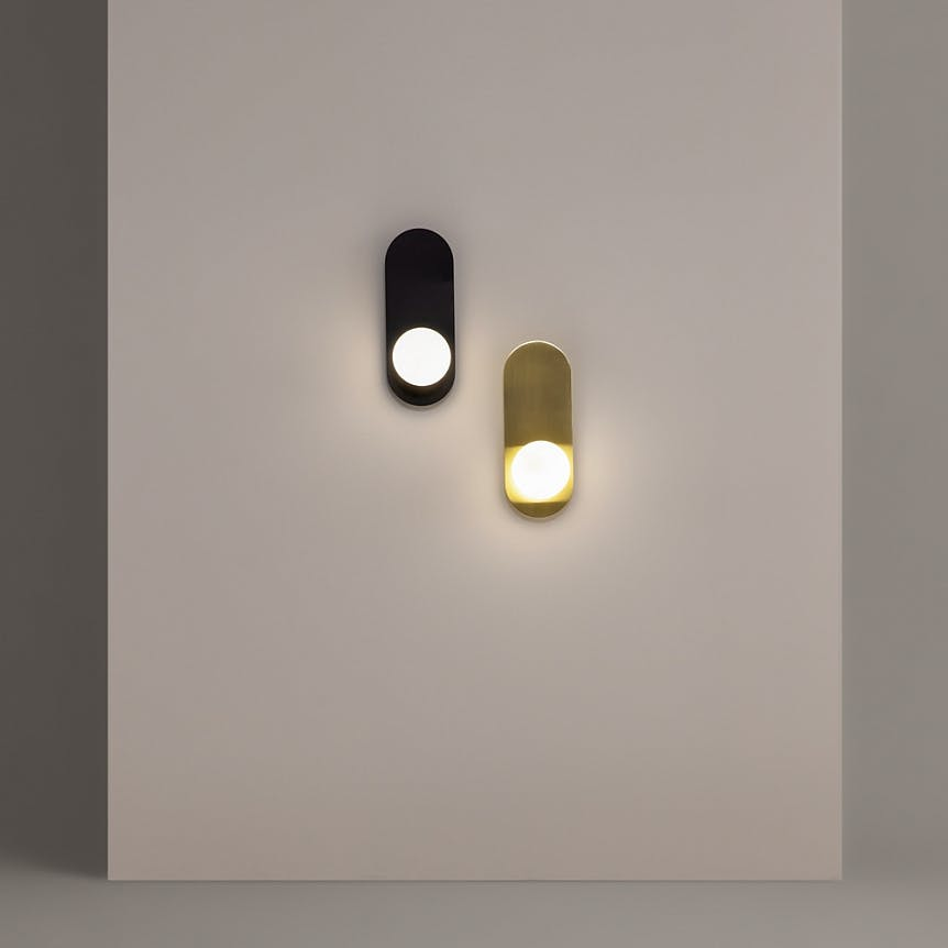 Applique murale design en métal 1 globe MESA