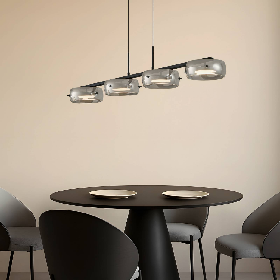 Suspension en verre moderneLED, Martis