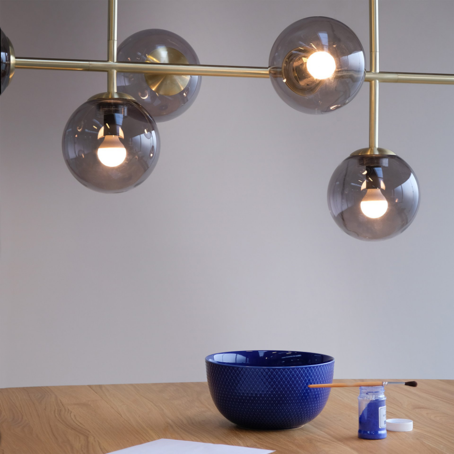 Suspension en Verre et Métal COMO