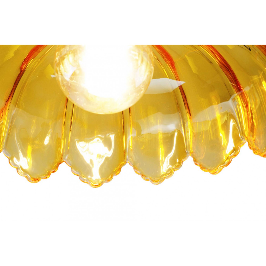Suspension fleur en verre Ø26 cm, Pétale