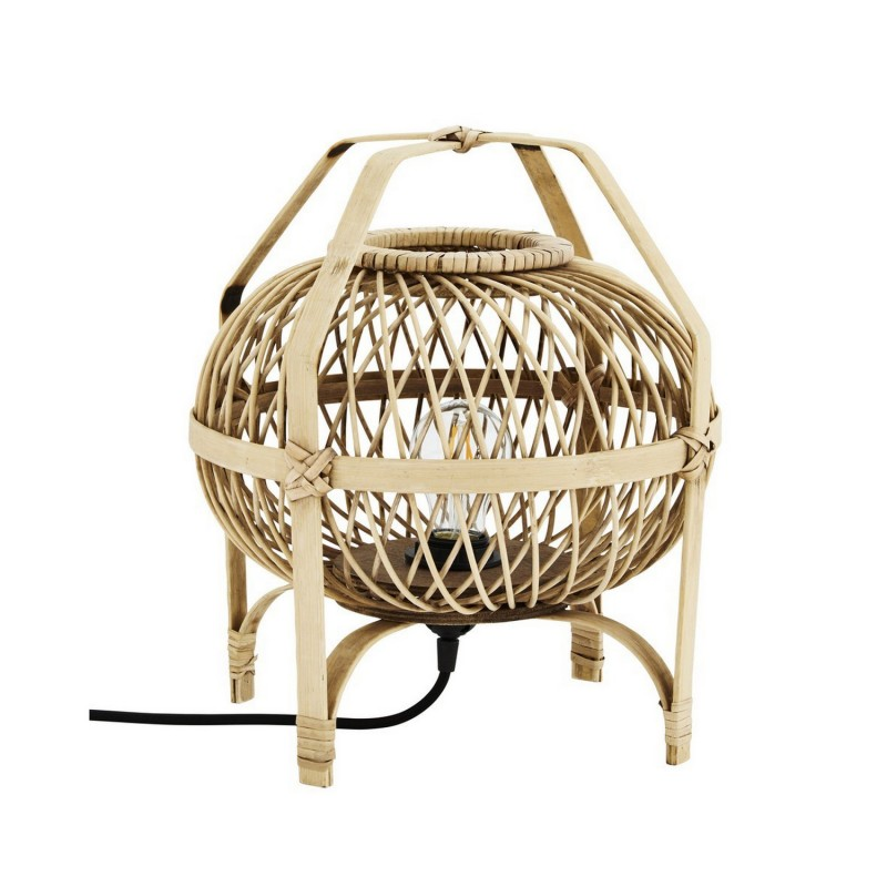Lampe de table rotin