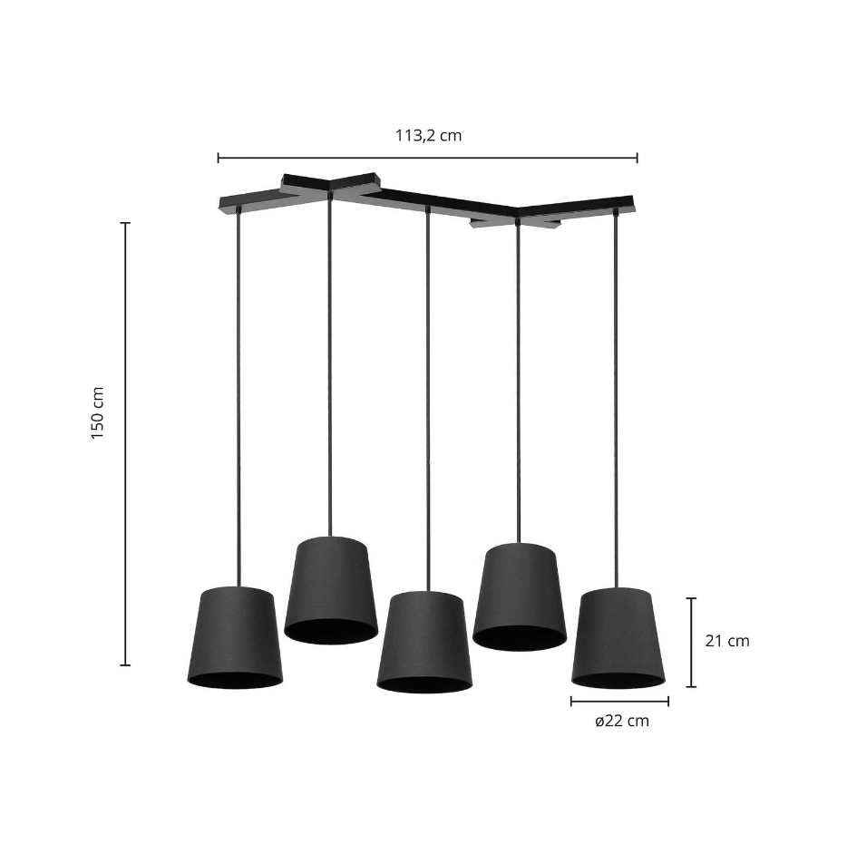 Suspension en textile moderne, Thamila