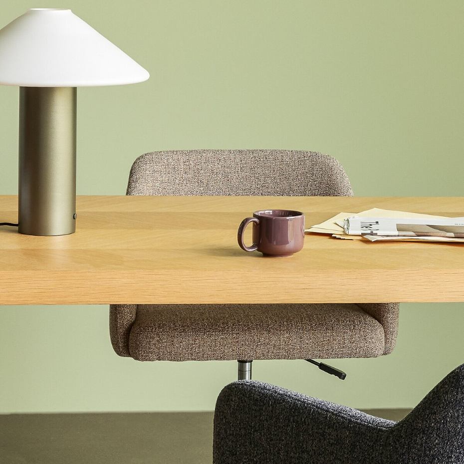 Lampe de table en fer et verre ORBIT