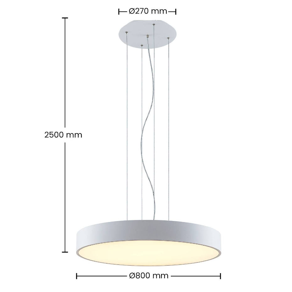 Suspension en métal moderneLED, Noabelle