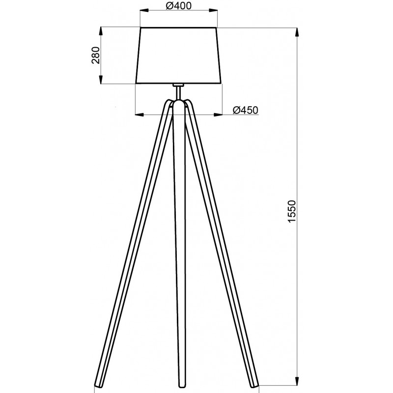 Lampadaire hêtre verni ESSENCE