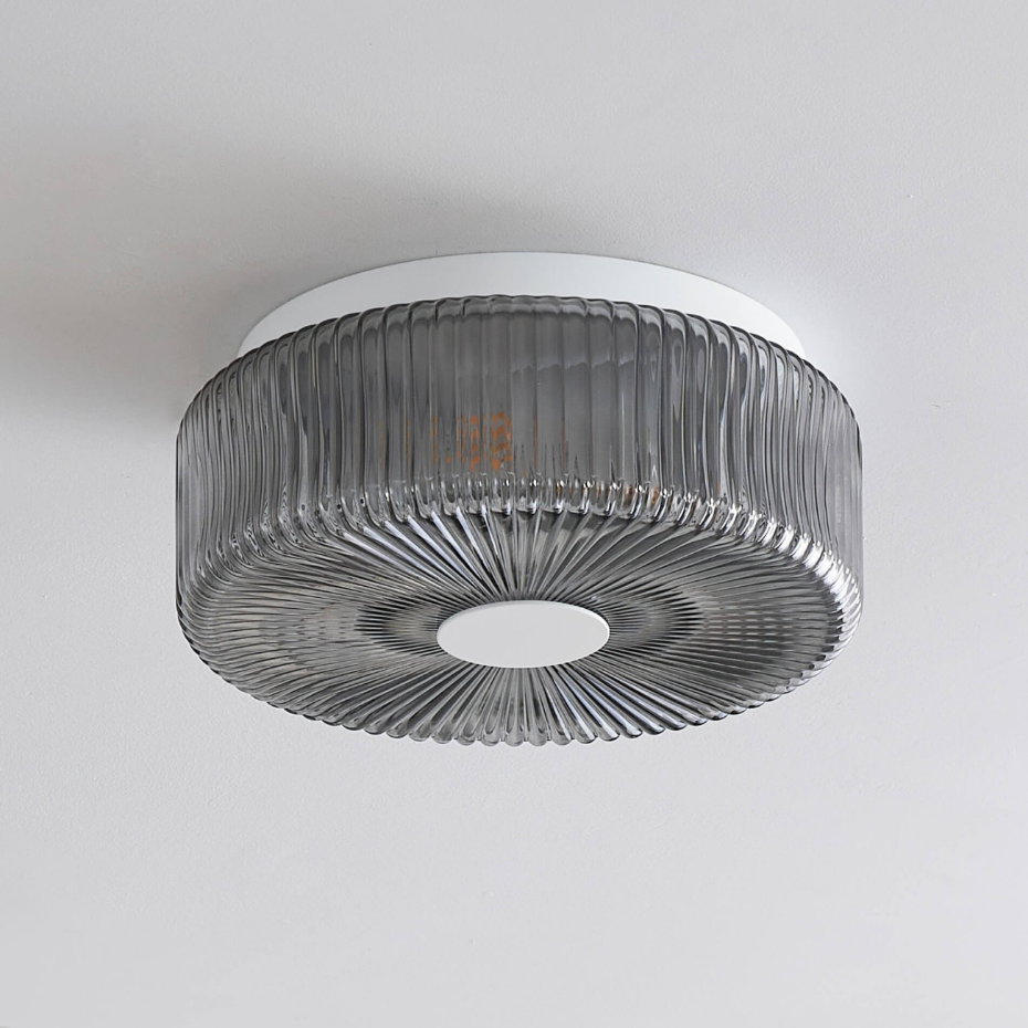 Plafonnier décoratif en verre texturé - PAOLINA
