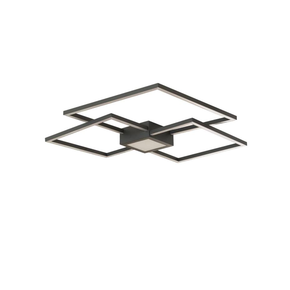 Plafonnier en aluminium moderneLED, Duetto