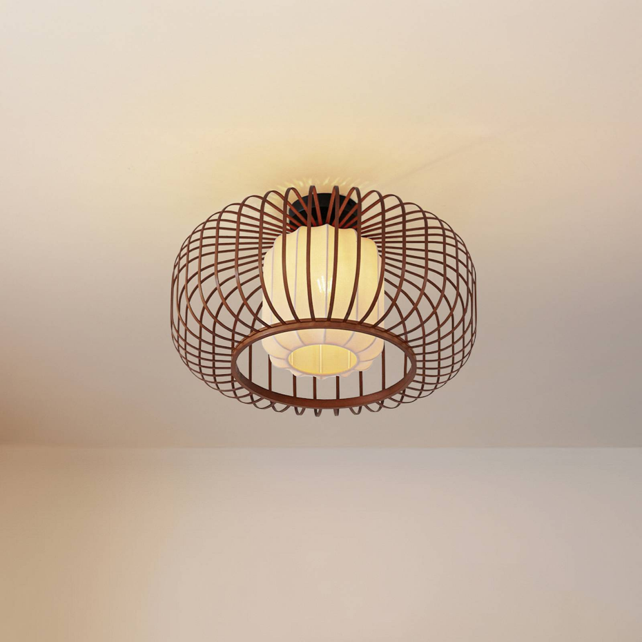 Plafonnier en bambou scandinave, Davella