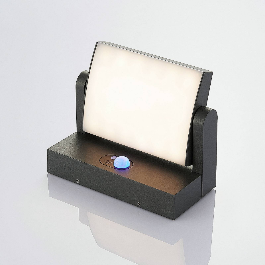 Lampe solaire extérieure en aluminiumLED