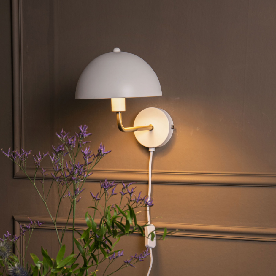Applique murale champignon en métal - Bonnet
