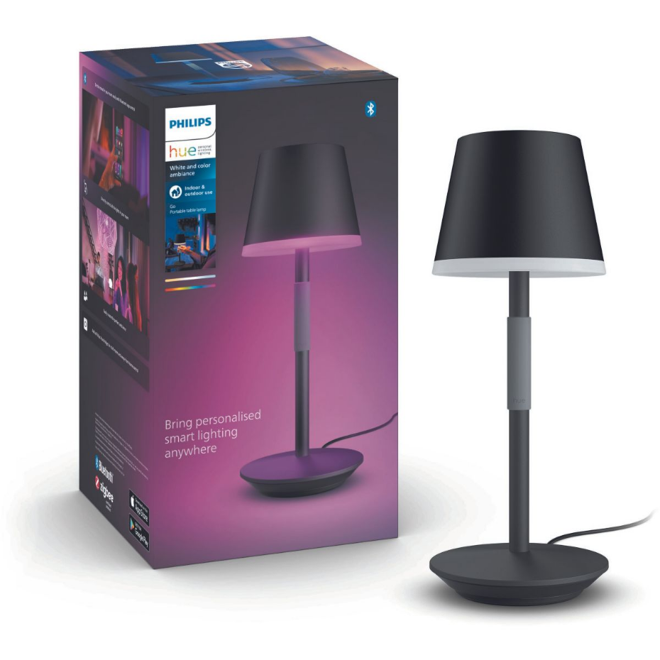 Lampe connectée GO Noir White&Color Ambiance