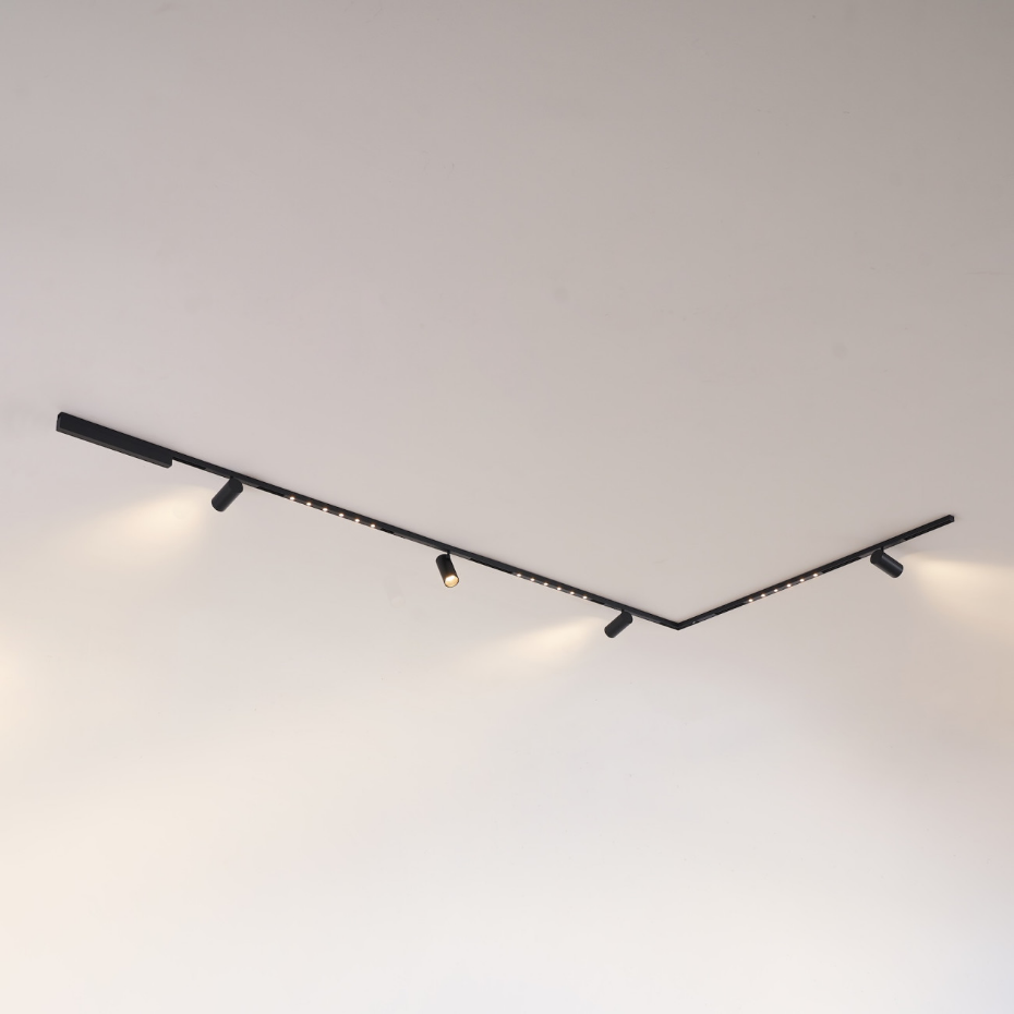 Kit rail magnétique 84W en L - LYNE