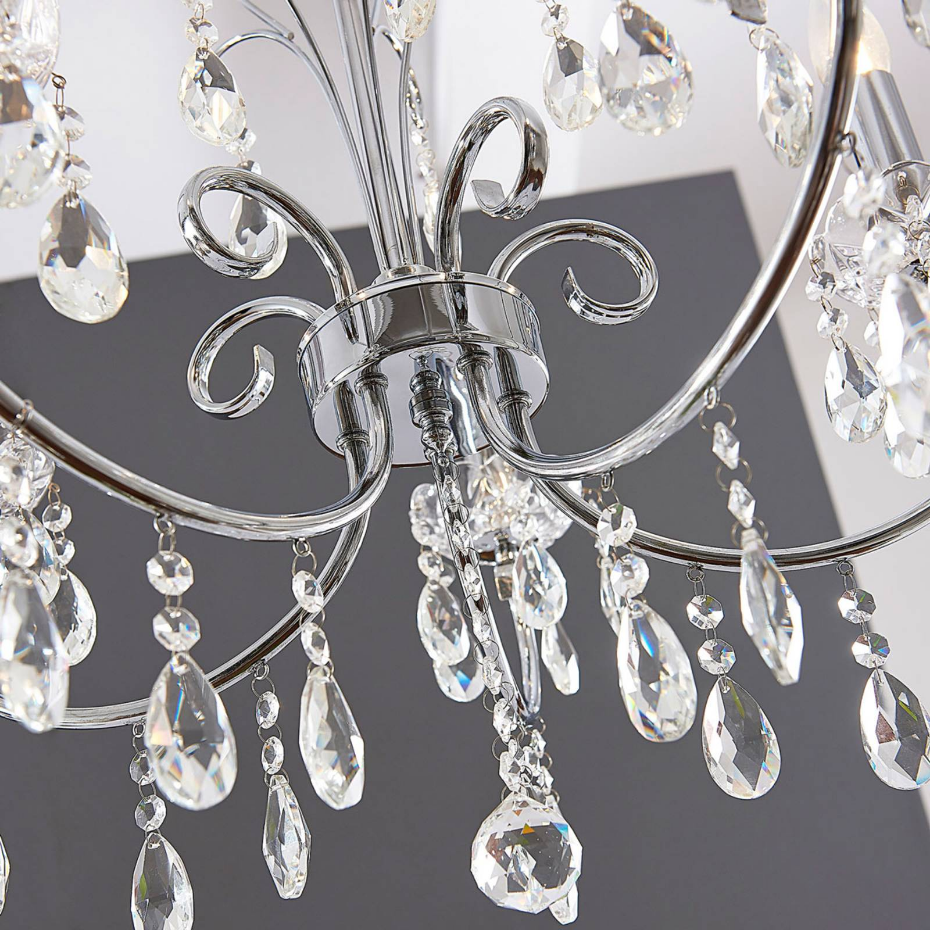 Lustre en cristal en métal, Solveig
