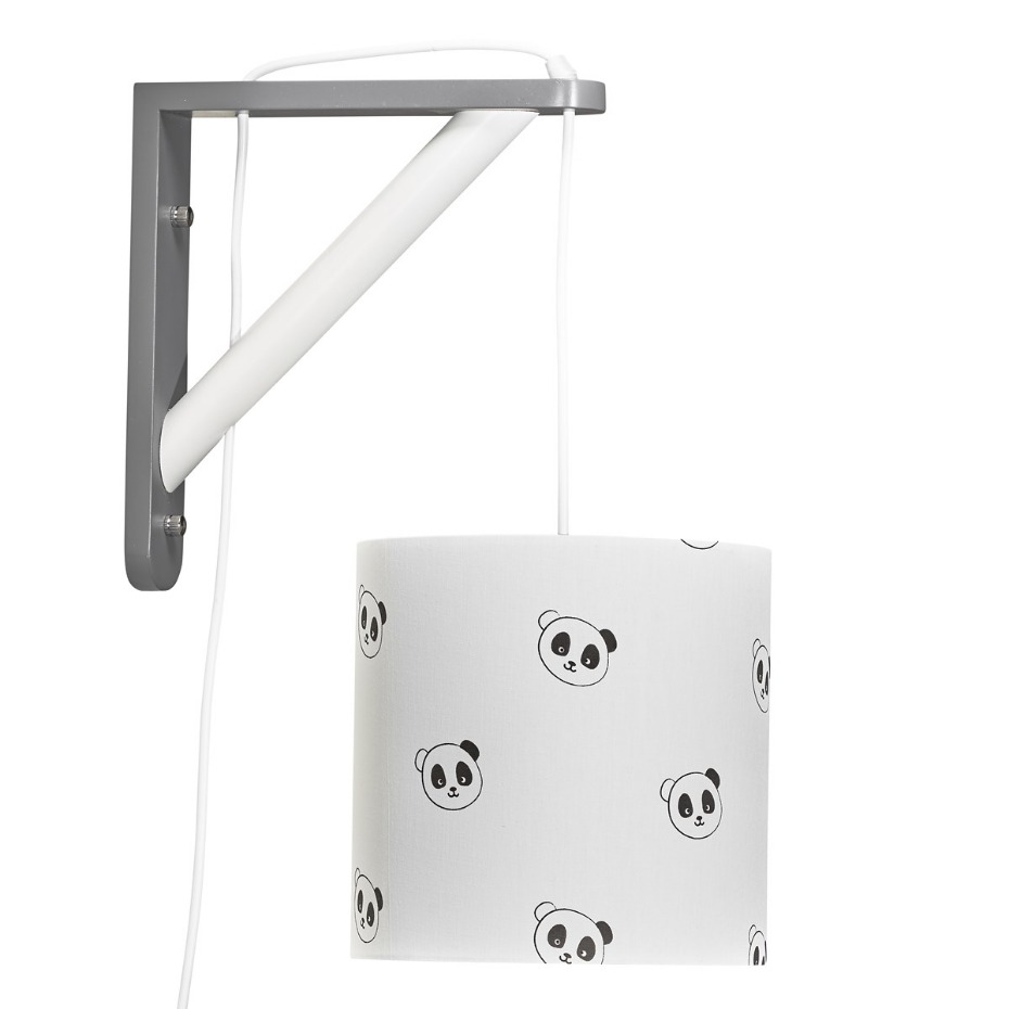 Applique murale lumineuse en coton