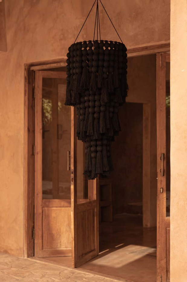 Suspension en coton et fer NOMAD
