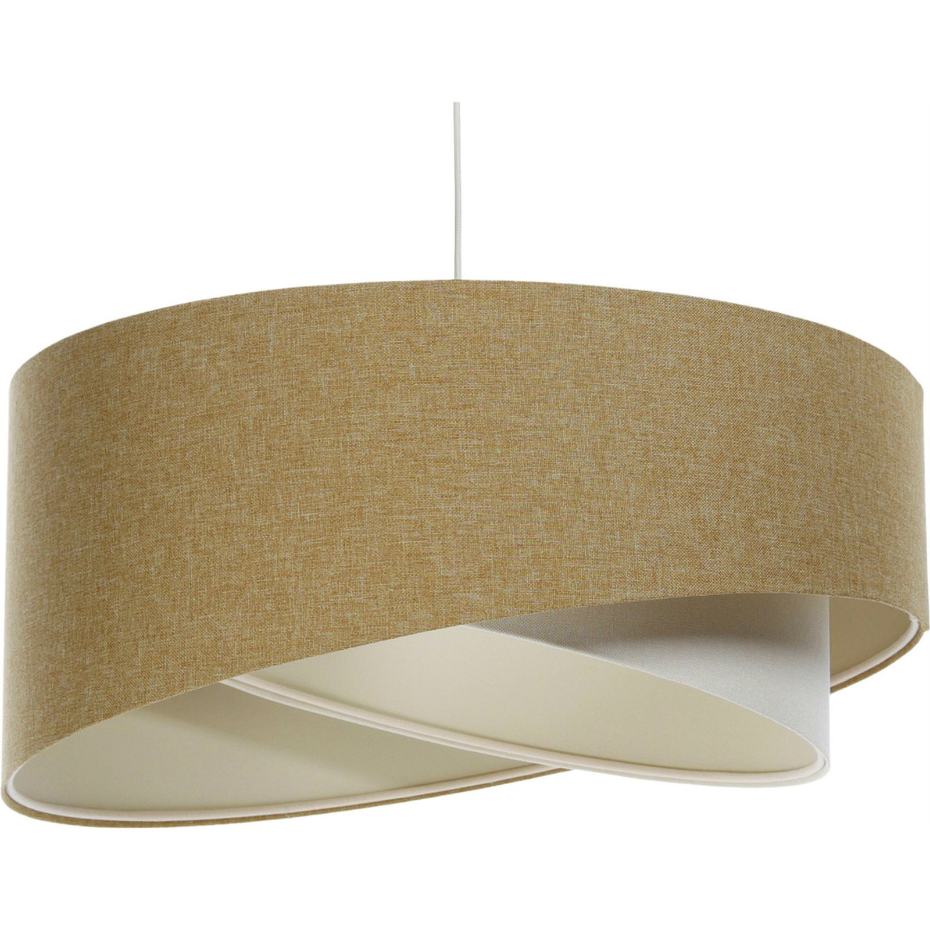 Suspension en lin rond Boho