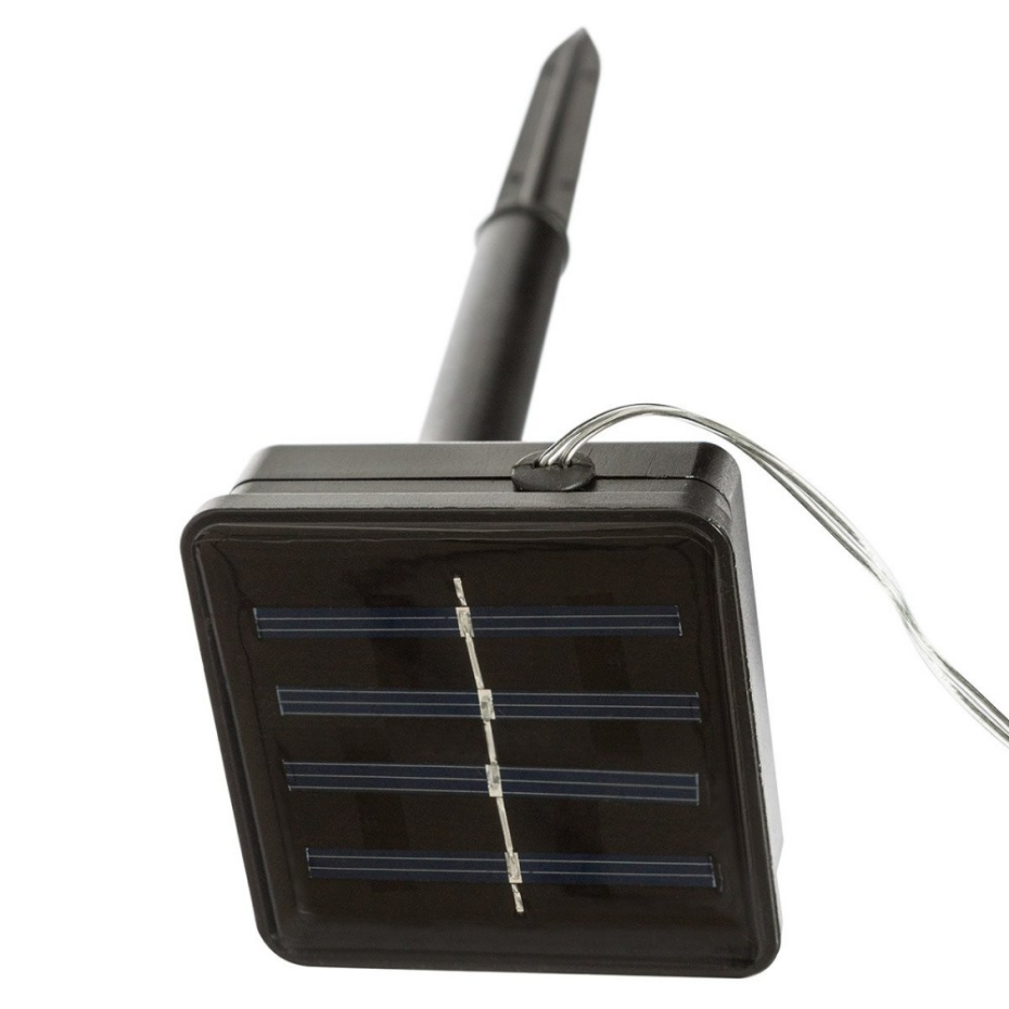 Guirlande Led Solaire 10 Boules Blanches