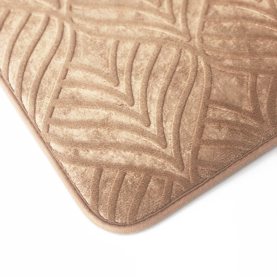 Tapis de bain texturé mémoire de forme YUCCA