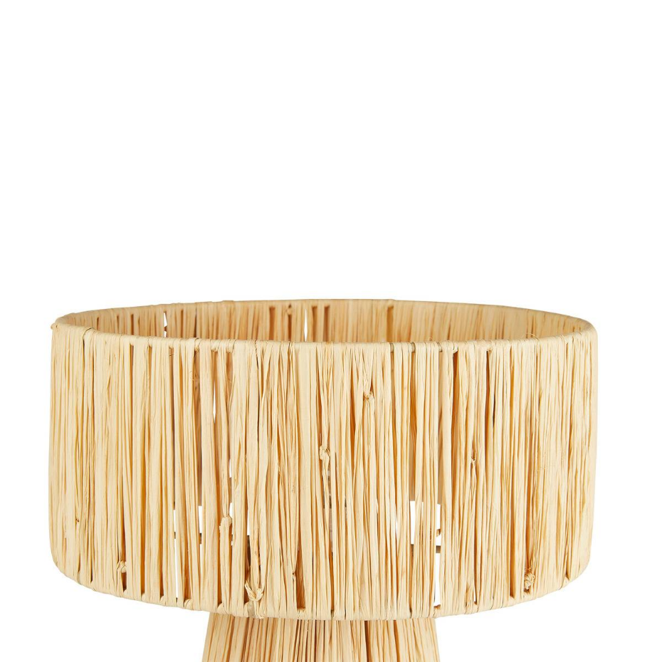 Lampe à poser raphia tressé ORANE