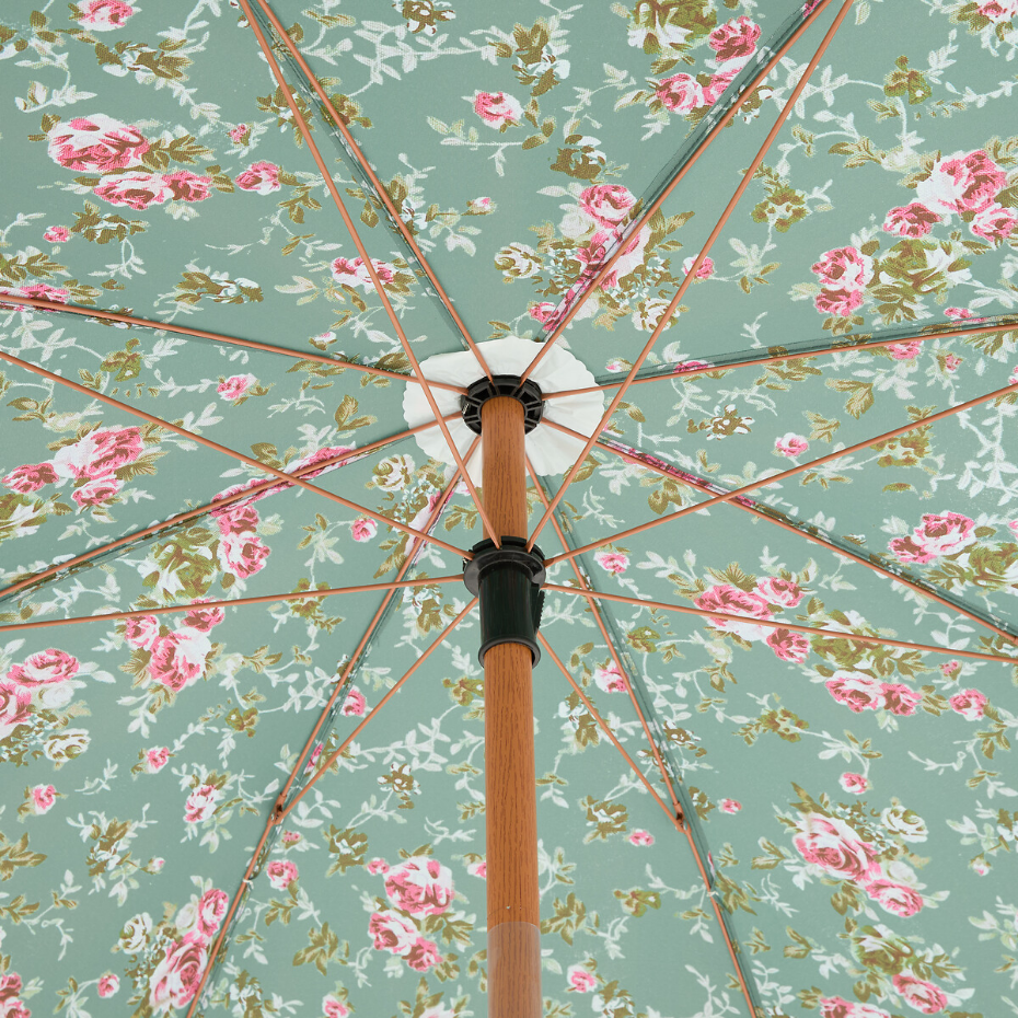 Parasol motif floral à franges, NEWARA