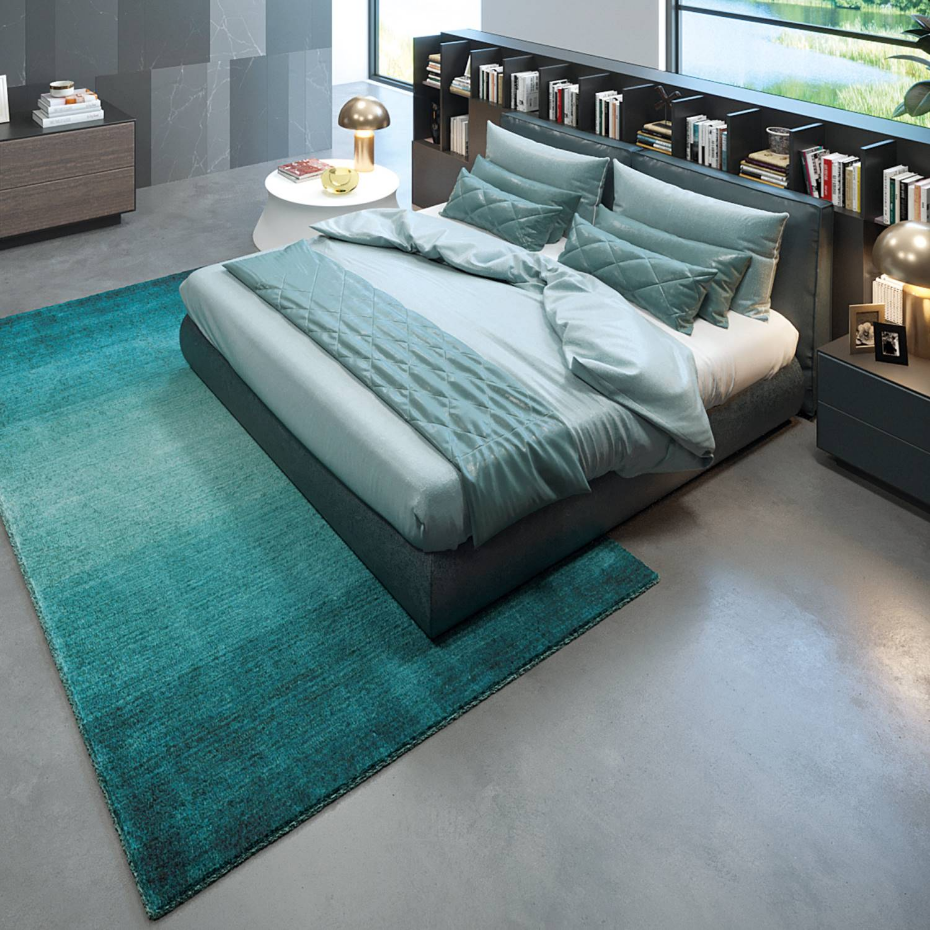 Tapis tissé main en couleurs vives et dégradé - Wool comfort