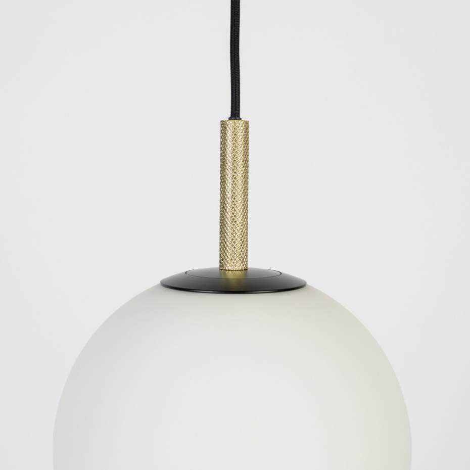 Suspension en marbre et métal ø25cm - Orion
