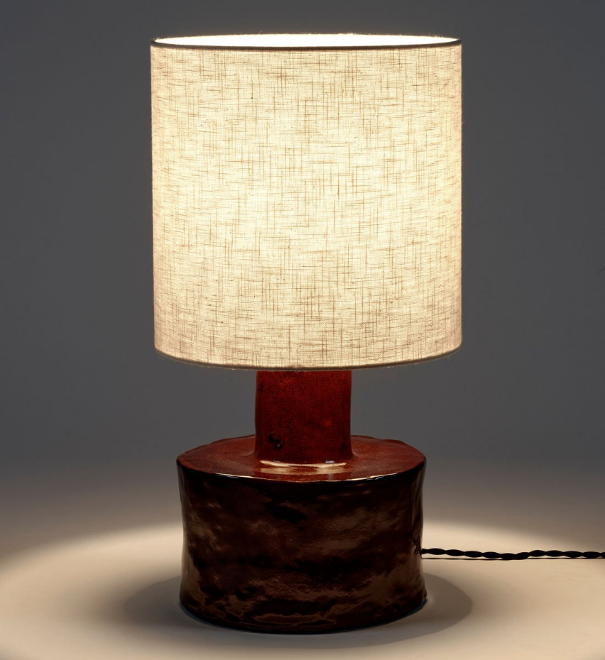 Lampe À Poser Catherine - M - Rouge