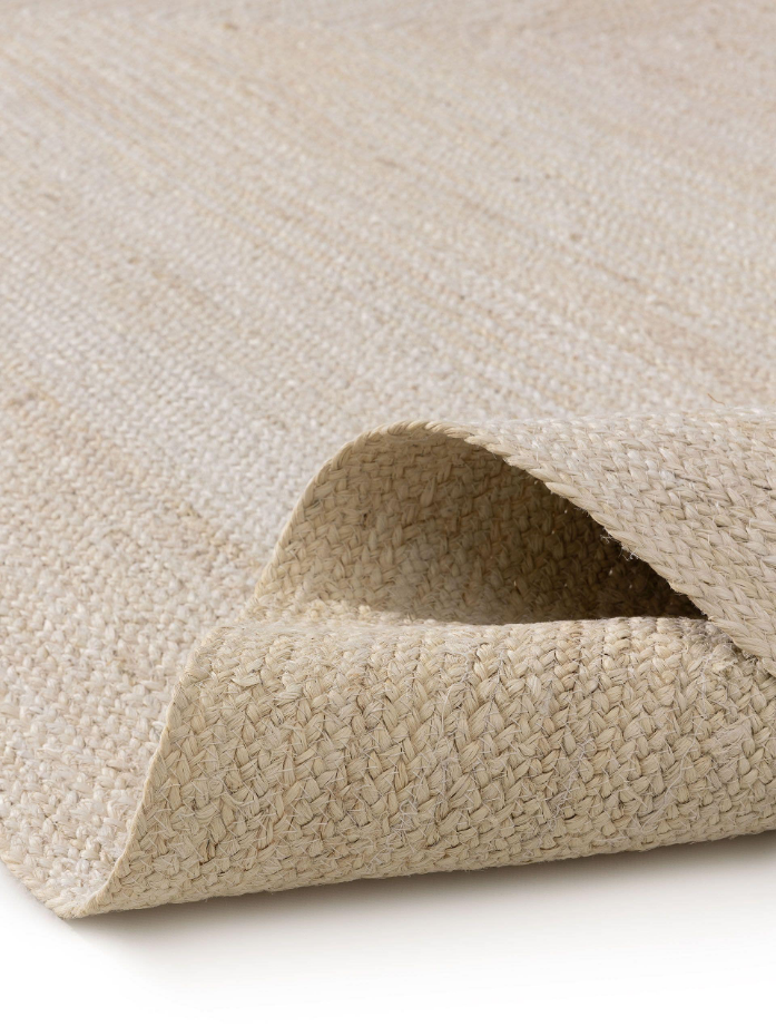 Tapis rond de jute tissé main JUTTA