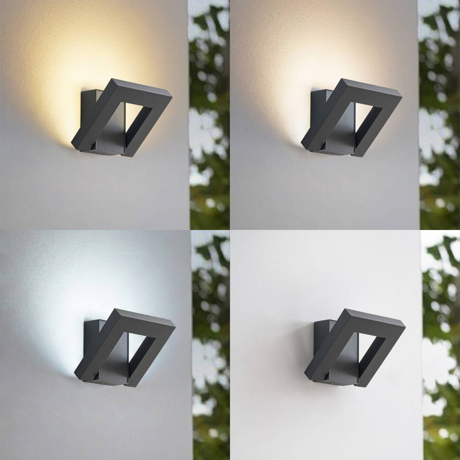 Applique extérieure en aluminium moderneLED