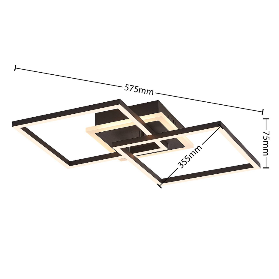 Plafonnier en aluminium moderneLED, Fjardo