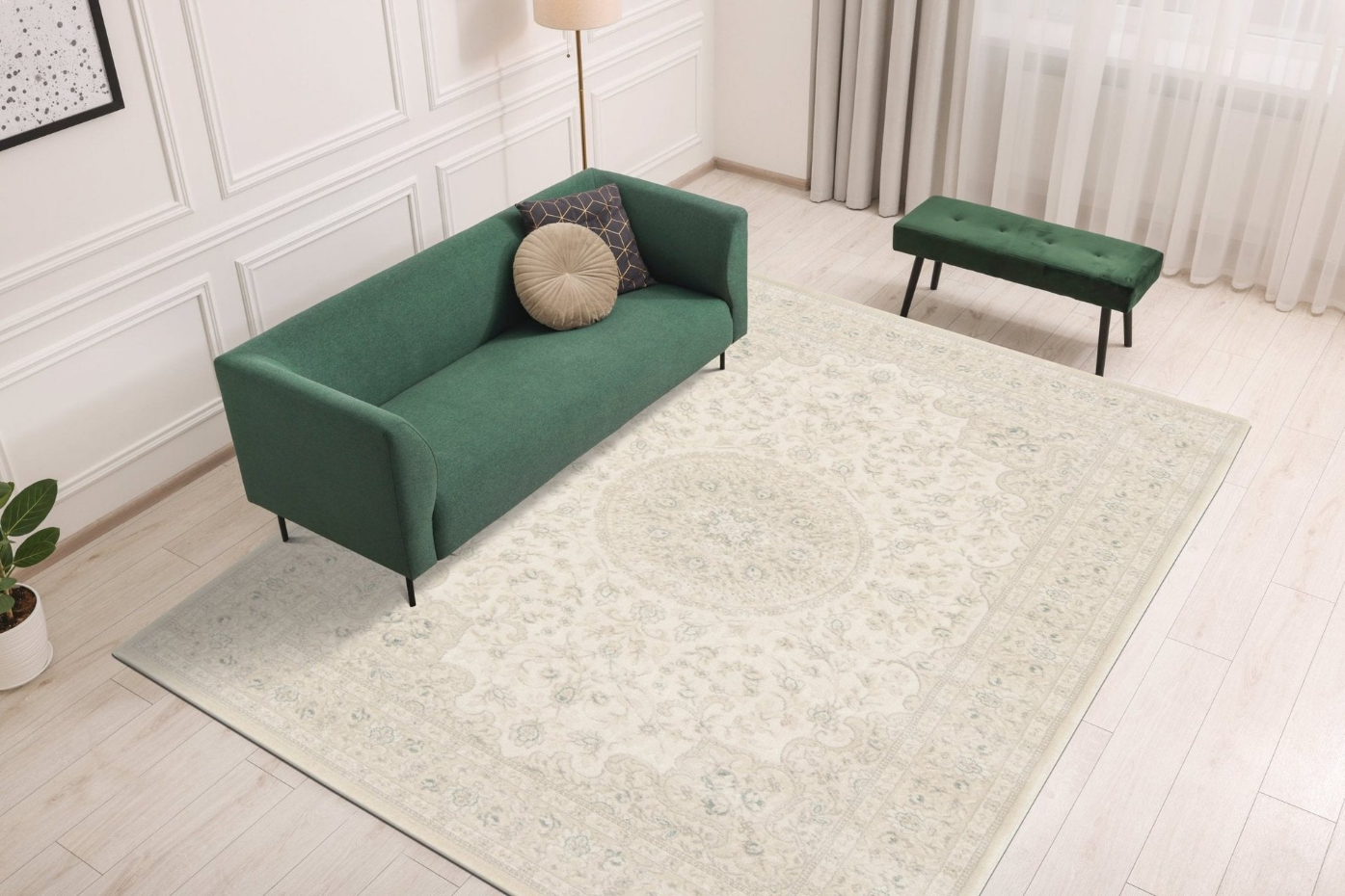 Tapis velours à poil ras TOPKAPI