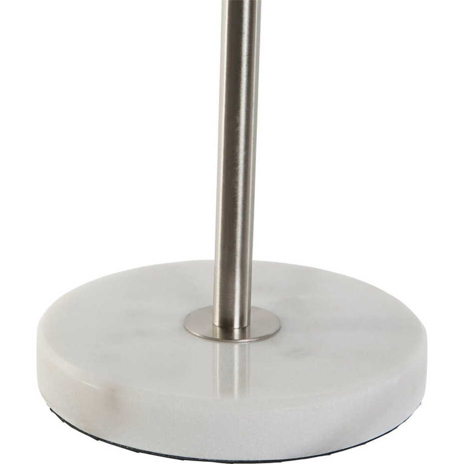 Lampe de table ronde en marbre et verre Moderno