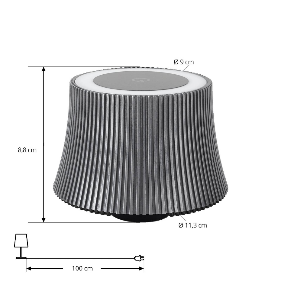 Luminaire de terrasse en aluminium moderneLED