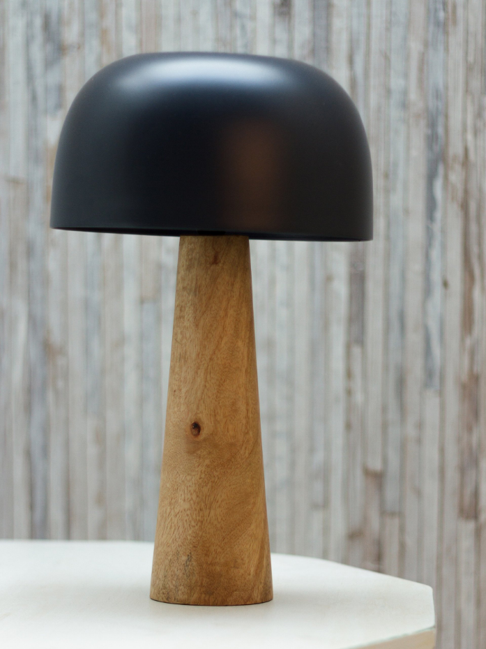 Lampe à poser en bois
