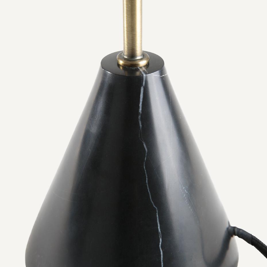 Lampe à poser marbre et métal Sophonie