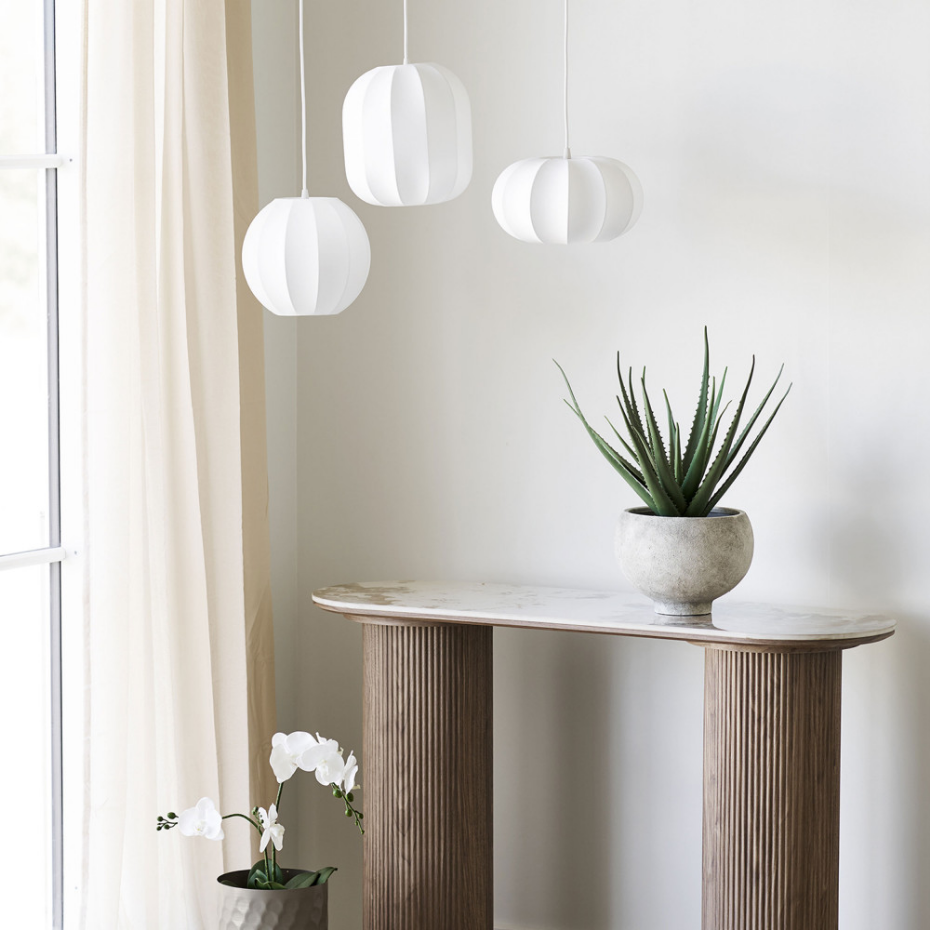 Suspension ronde en soie ø28cm- CONVENTRY