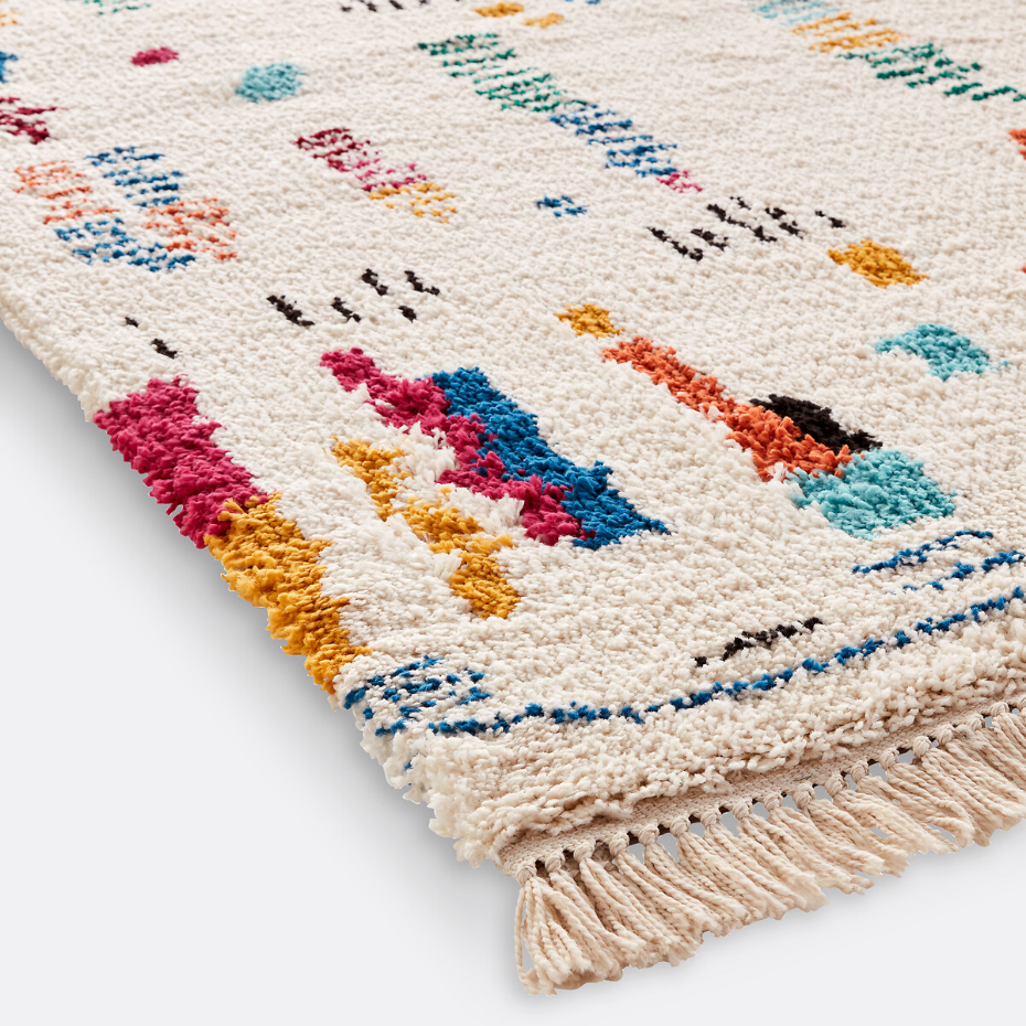 Tapis berbère coloré, Caspia