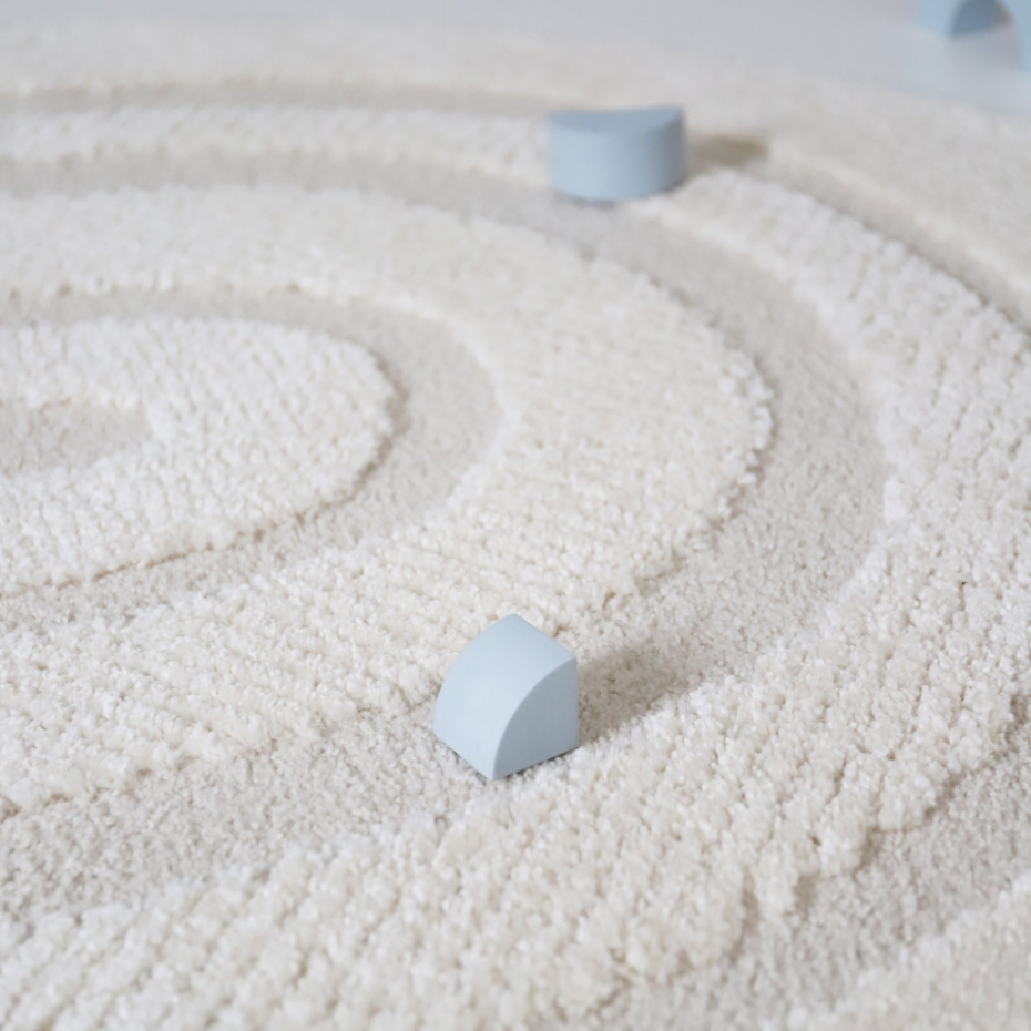 Tapis enfant arc en ciel ton sur ton RAINBOW DREAM
