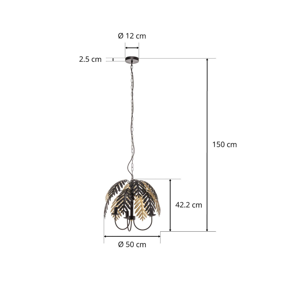 Suspension en métal design, Aparas