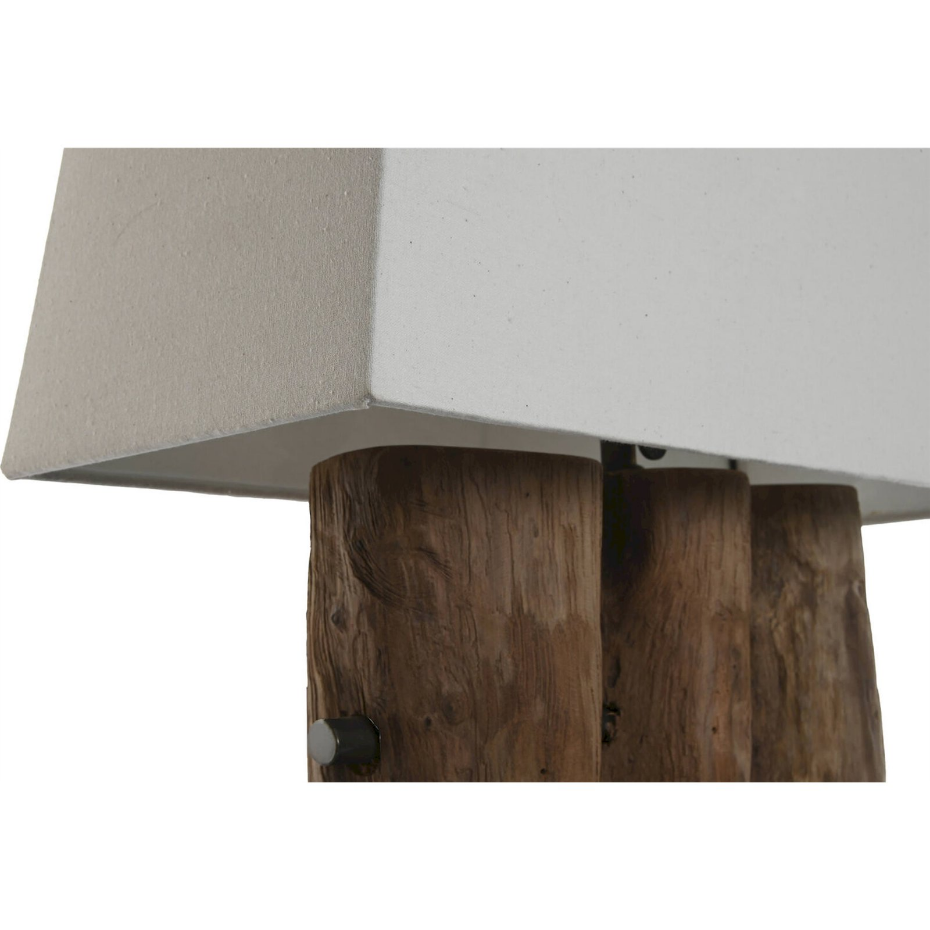 Lampe de table en bois et fer format rectangulaire Item Home Lamps 2c 24