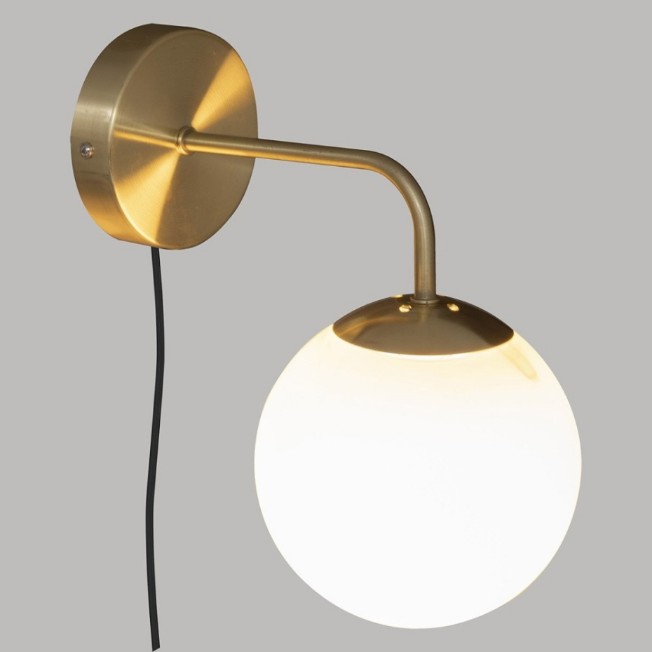 Applique Verre Dris Doré D15